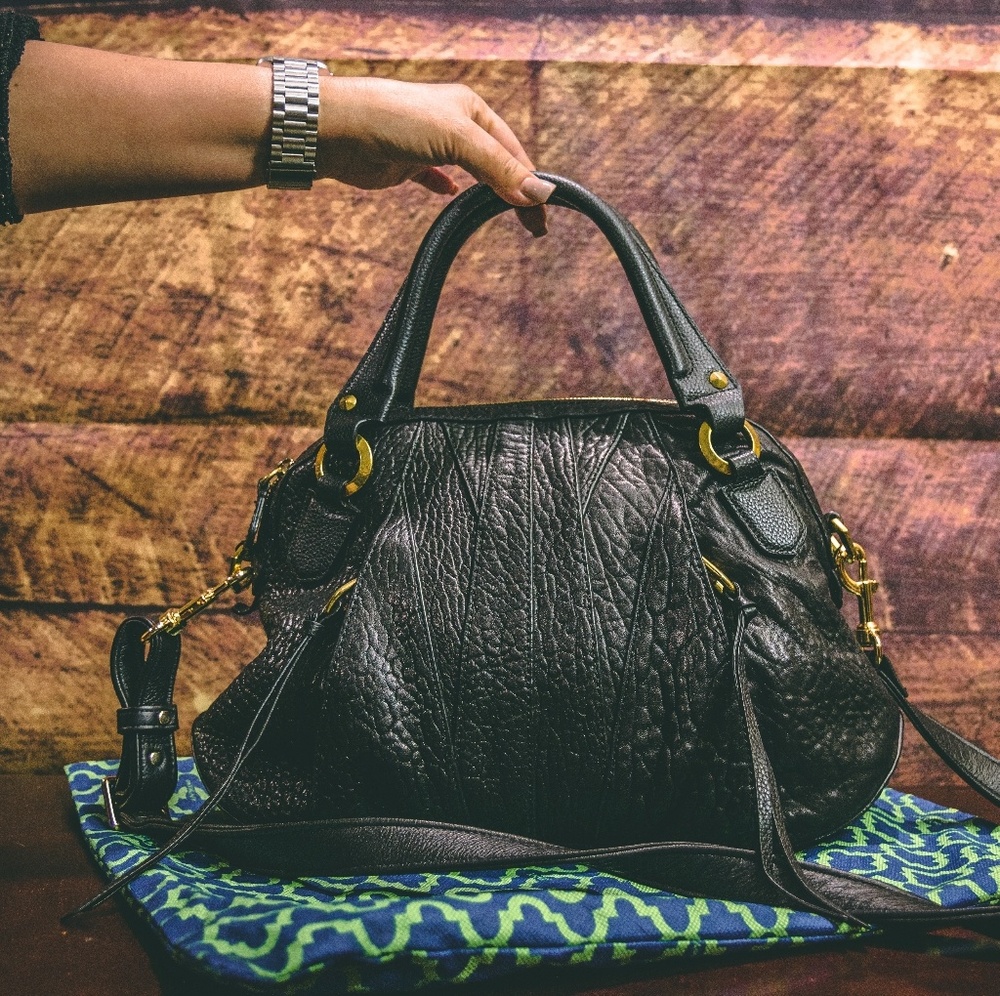 OrYANY Trina Lamb leather Satchel
